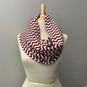 The Game Alabama Knit Chevron Infinity Scarf